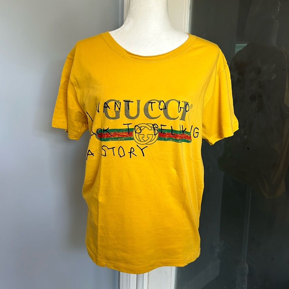 Gucci Vintage Tee in collaboration with artist Coco Capitán